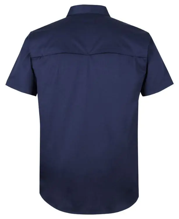 Picture of JB's S/S 150 G Stretch Close Front Work Shirt Navy