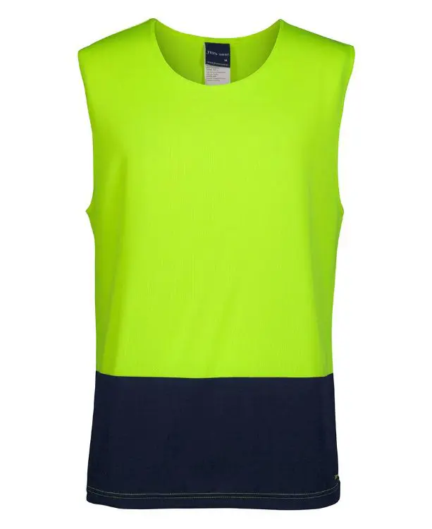 Picture of JB's HV MUSCLE TOP LIME/NAVY -