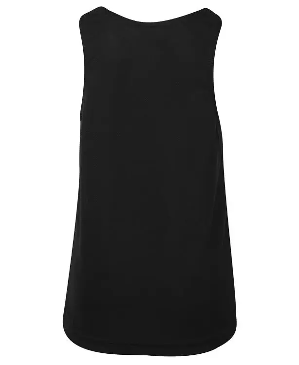 Picture of Podium Kids Poly Singlet Black