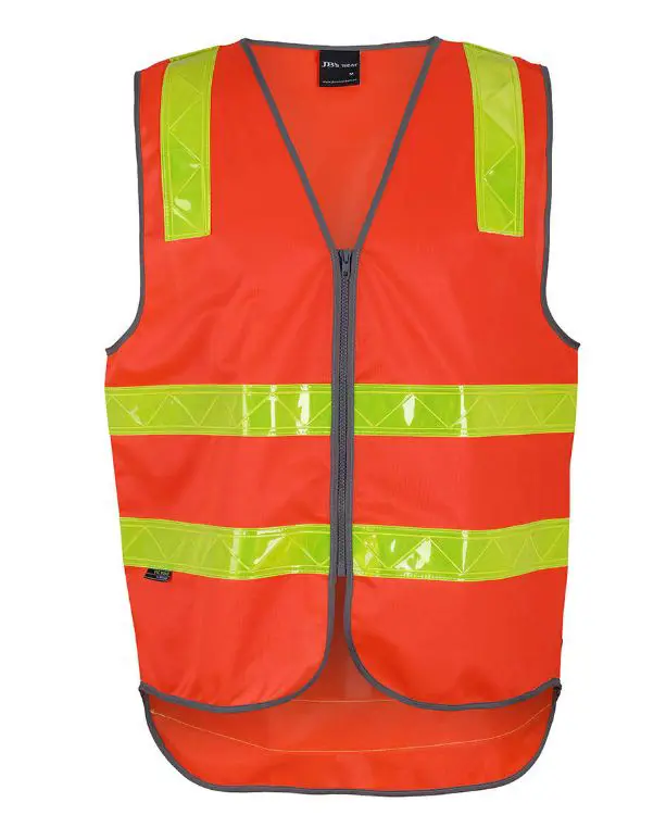 Picture of JB's Vic Road (D+N) Zip Safety Vest Orange