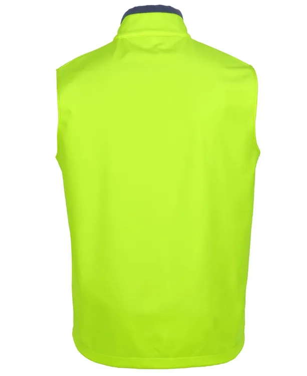 Picture of JB's Hv Three Layer Softshell Vest Lime/Navy