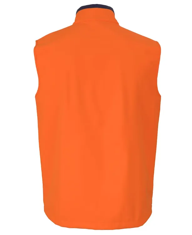 Picture of JB's Hv Three Layer Softshell Vest Lime/Navy