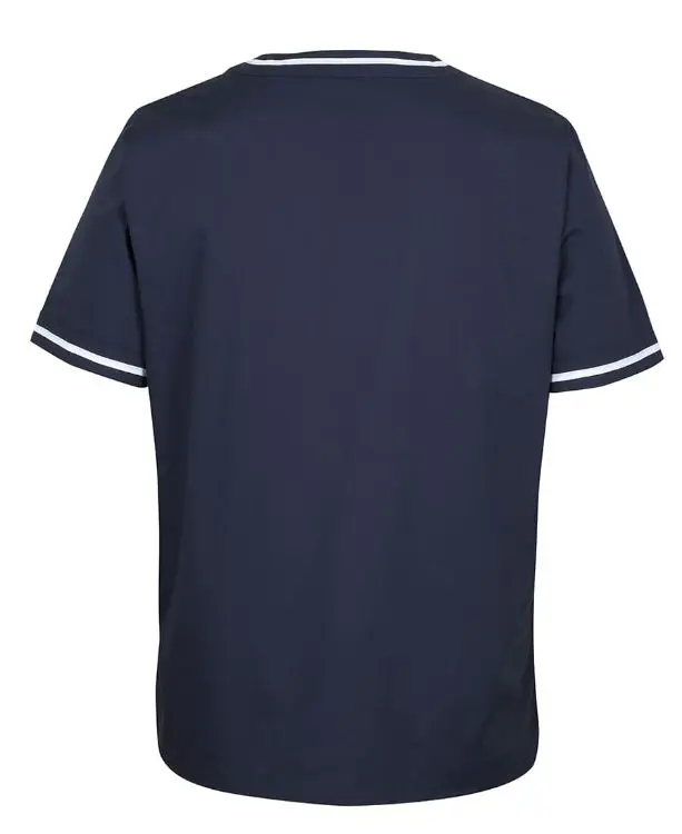 Picture of JB's Contrast Unisex Scrubs Top Navy/