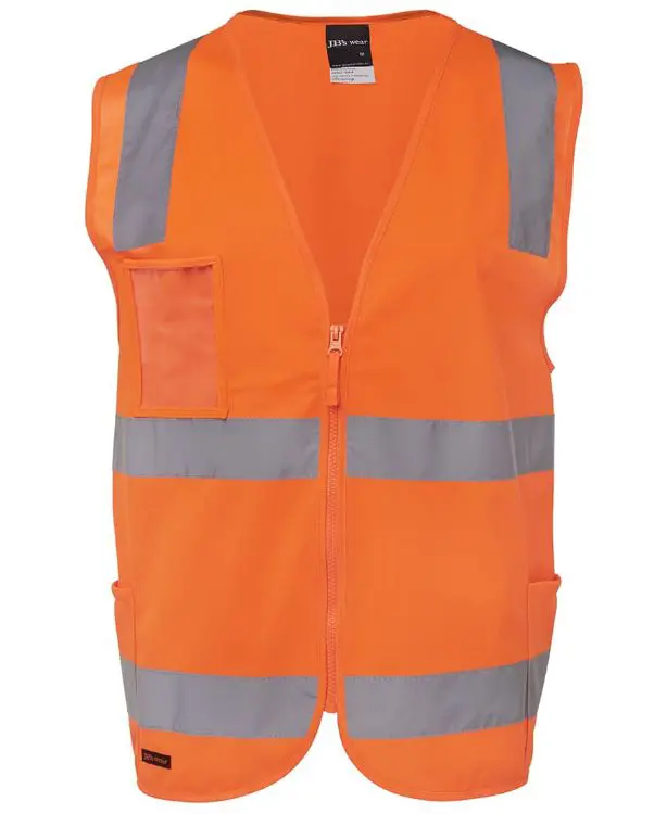 Picture of JB's Hv (D+N) Zip Safety Vest