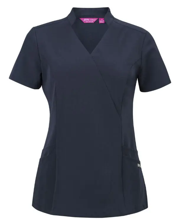 Picture of JB's Ladies Nu Mandarin Collar Scrub Top