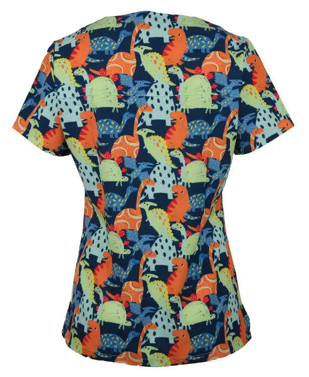 Picture of JB's Ladies Scrub Top Printed