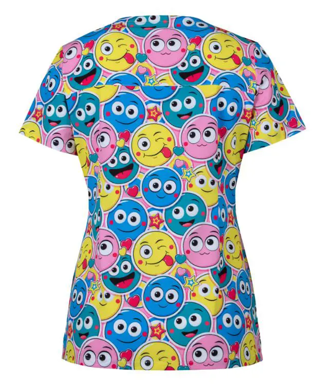 Picture of JB's Ladies Scrub Top Printed
