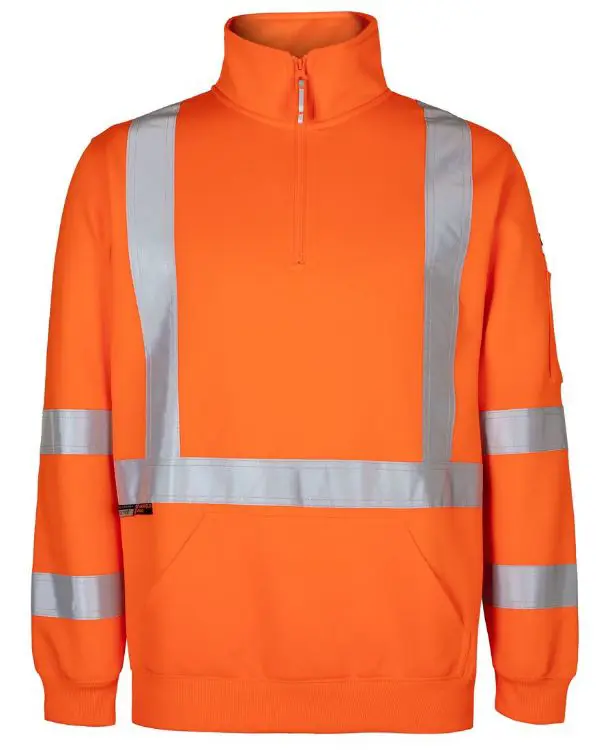 Picture of JB's Nsw/Qld Rail (D+N) Xback 1/2 Zip Fleece Orange