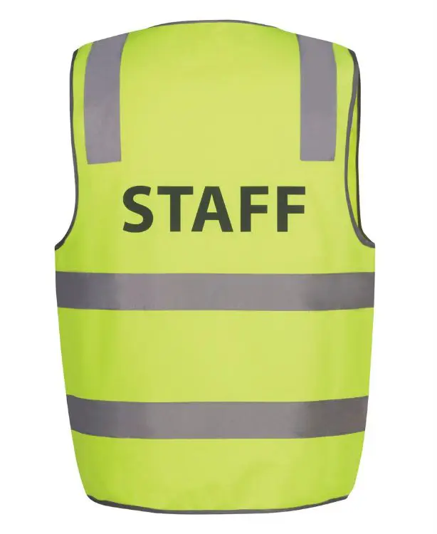 Picture of JB's Hv (D+N) Safety Vest Print Staff Lime
