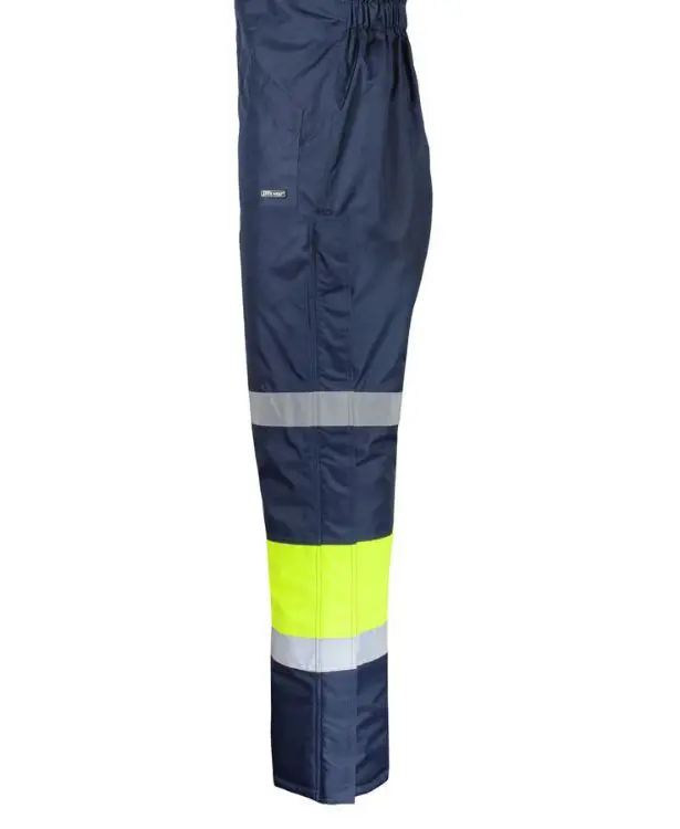 Picture of JB's Freezer Bib & Brace With Tape Navy/Lime