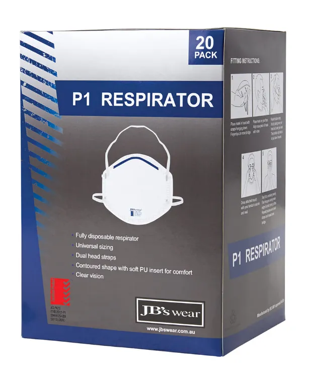 Picture of JB's P1 Respirator (20 Pc)