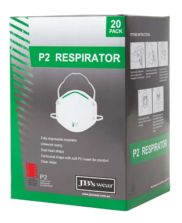 Picture of JB's P2 Respirator (20 Pc)
