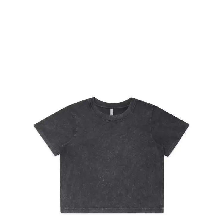 Picture of Wo's Stone Wash Heavy Crop Tee