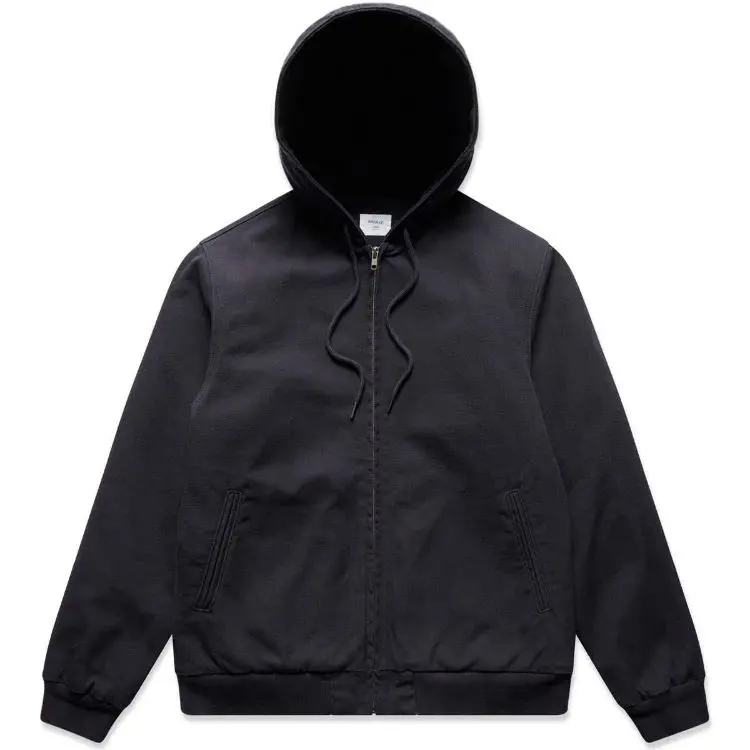 Picture of Canvas Bomber Hood Jacket