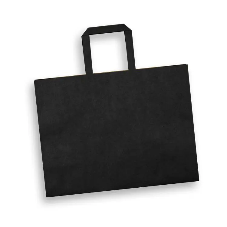 Picture of Large Flat Handle Paper Bag Landscape