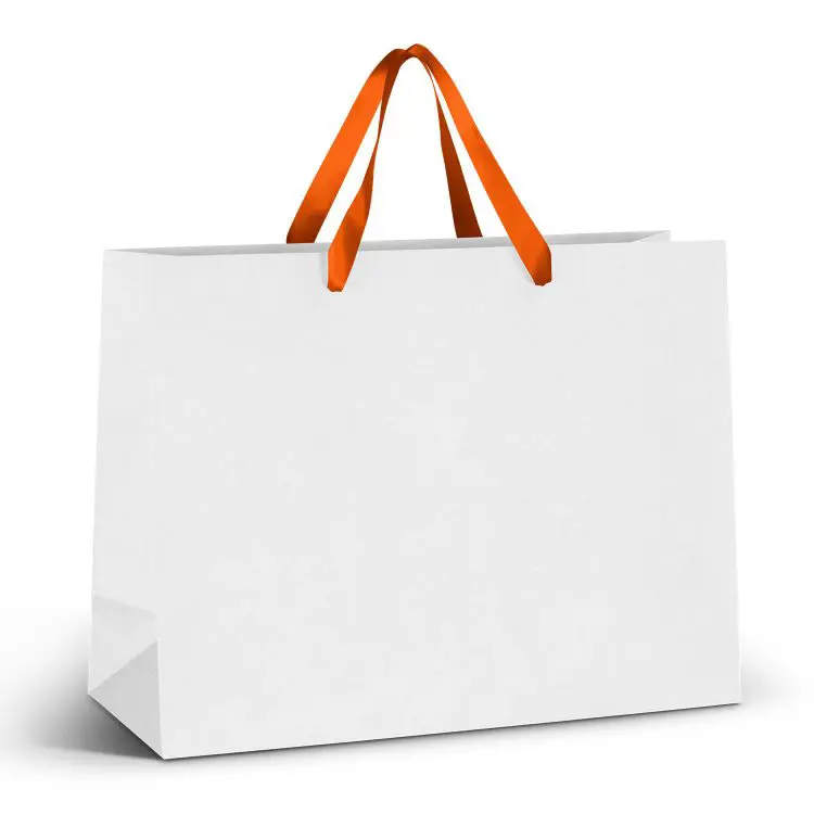 Picture of Extra Large Ribbon Handle Paper Bag - Full Colour