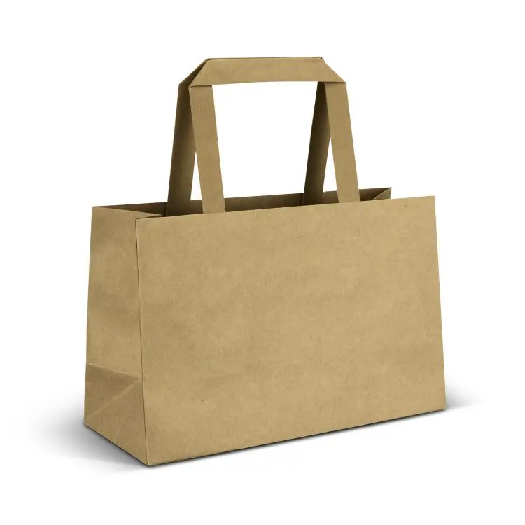 Picture of Small Flat Handle Paper Bag Landscape