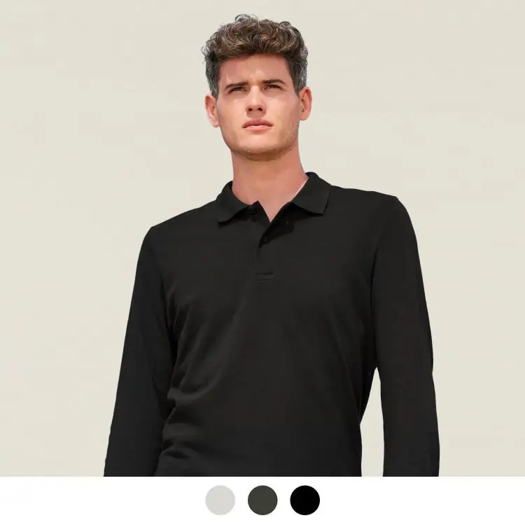 Picture of SOLS Perfect Men's Long Sleeve Polo