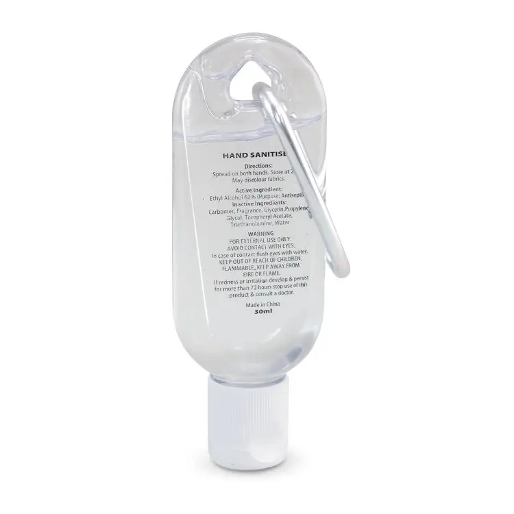 Picture of Carabiner Hand Sanitiser 30ml