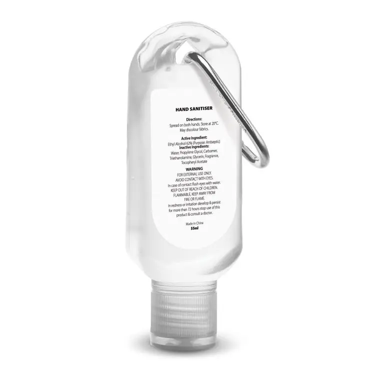 Picture of Carabiner Hand Sanitiser 55ml