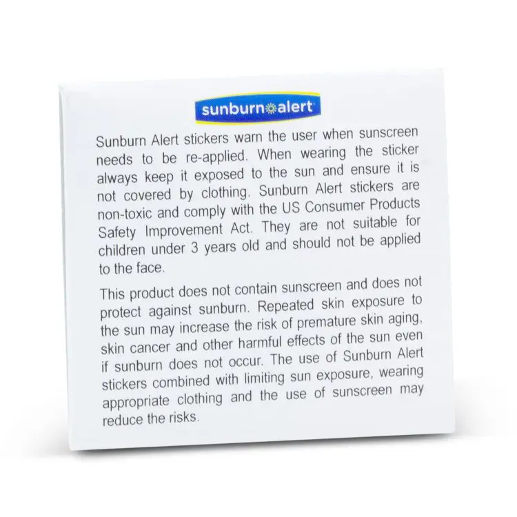 Picture of Sunburn Alert Stickers