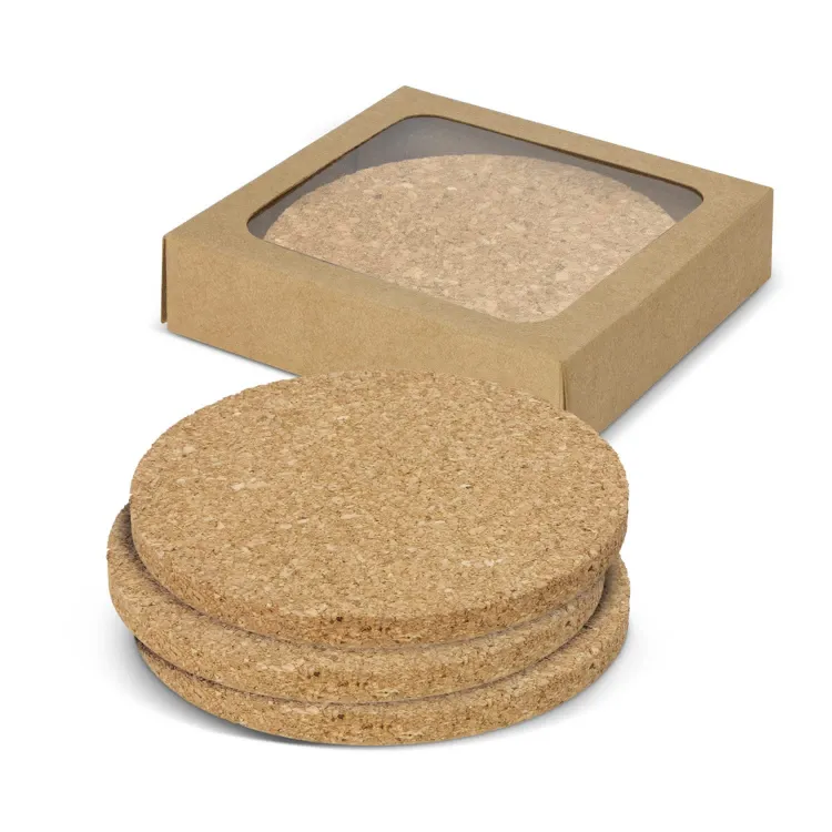 Picture of Oakridge Cork Coaster Round - Set of 4