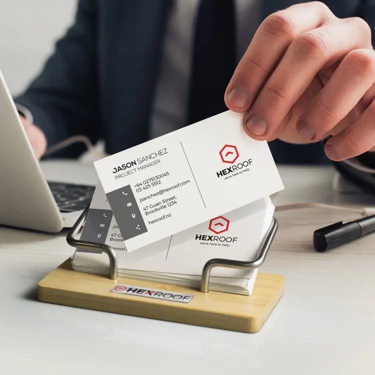 Picture of Bamboo Business Card Stand