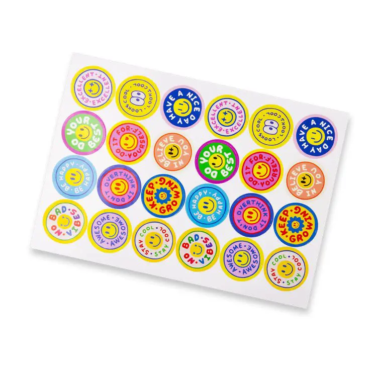 Picture of Sticker Sheet 44mm Circle - Gloss