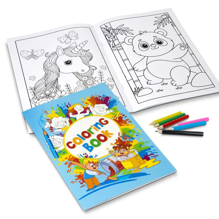 Picture of Custom Cover Colouring Book - A4