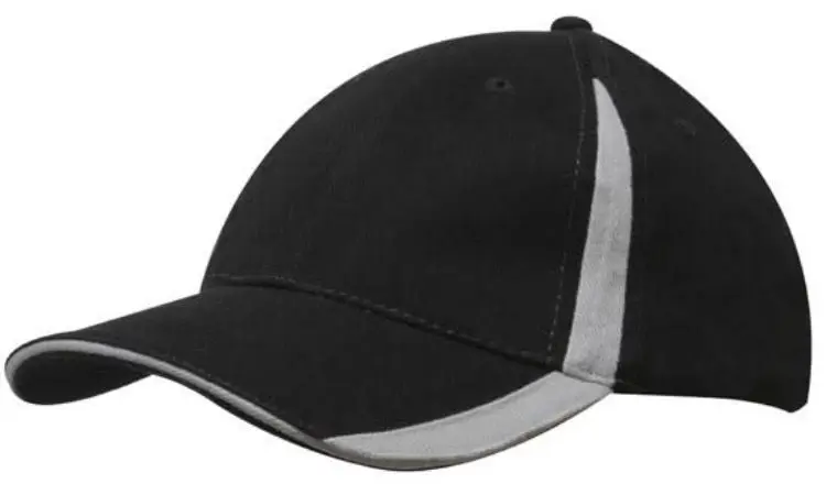 Picture of Brushed Heavy Cotton Cap with Inserts on the Peak & Crown