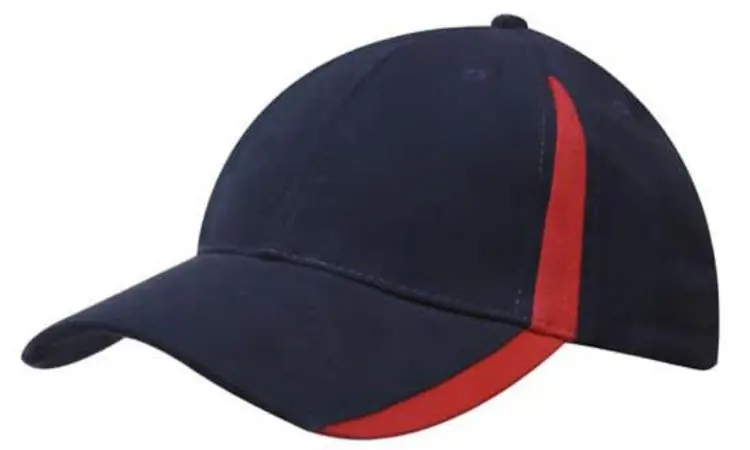 Picture of Brushed Heavy Cotton Cap with Inserts on the Peak & Crown