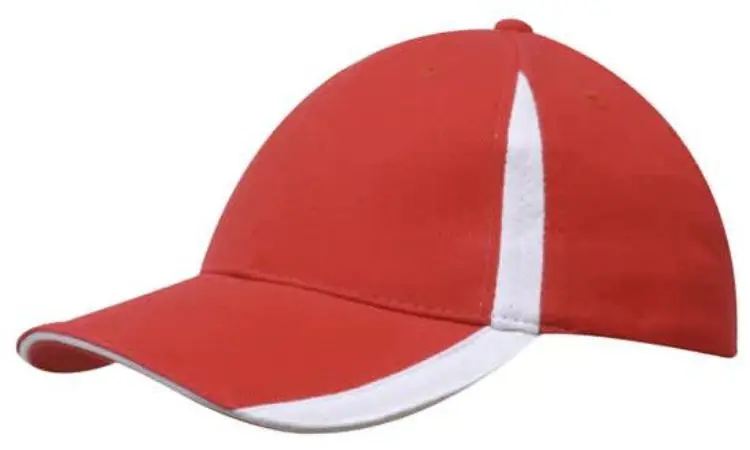 Picture of Brushed Heavy Cotton Cap with Inserts on the Peak & Crown