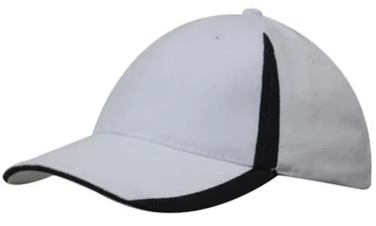 Picture of Brushed Heavy Cotton Cap with Inserts on the Peak & Crown