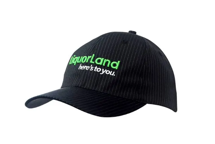 Picture of Heavy Cotton Cap with Woven Pinstripe