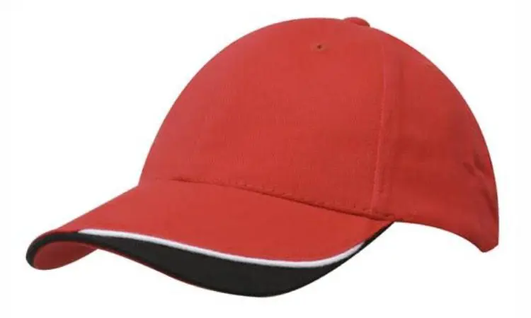 Picture of Brushed Heavy Cotton Cap with Indented Peak