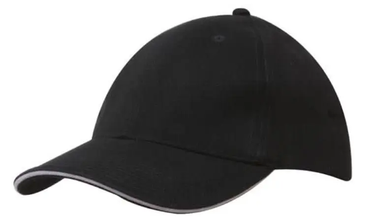 Picture of Brushed Heavy Cotton Cap with Sandwich Trim