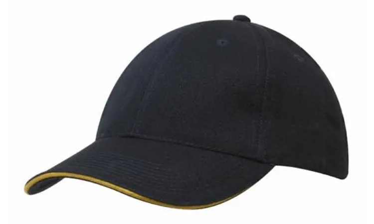 Picture of Brushed Heavy Cotton Cap with Sandwich Trim