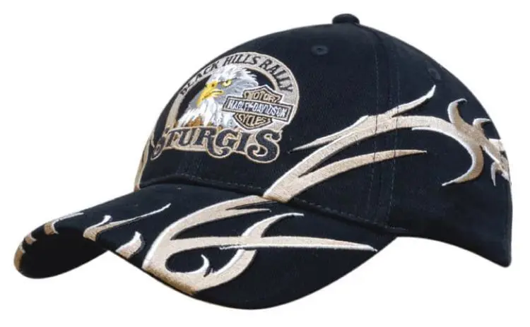 Picture of Brushed Heavy Cotton Cap with Sickle Embroidery