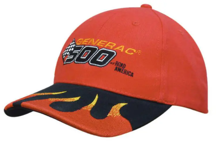 Picture of Brushed Heavy Cotton Cap with Peak Flames