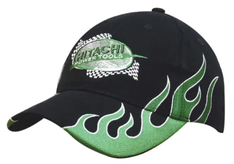 Picture of Brushed Heavy Cotton Cap with Side Flames
