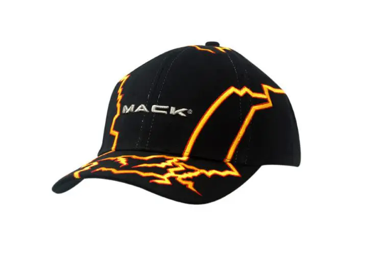 Picture of Brushed Heavy Cotton Cap with Lightning Embroidery on Crown & Peak