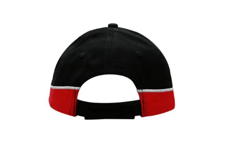 Picture of Brushed Heavy Cotton Cap with Embroidery Flames & Trim on Crown & Peak