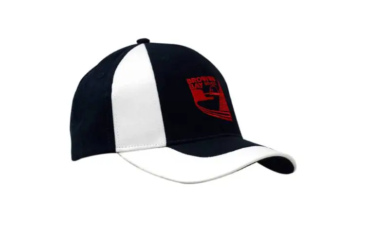 Picture of Brushed Heavy Cotton Cap with Fabric Insert on Crown & Peak