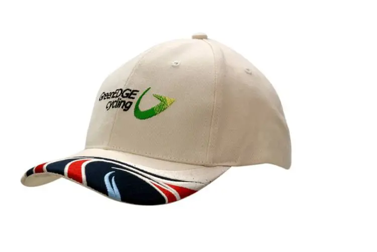 Picture of Brushed Heavy Cotton Cap with Peak Insert/Wave Embroidery