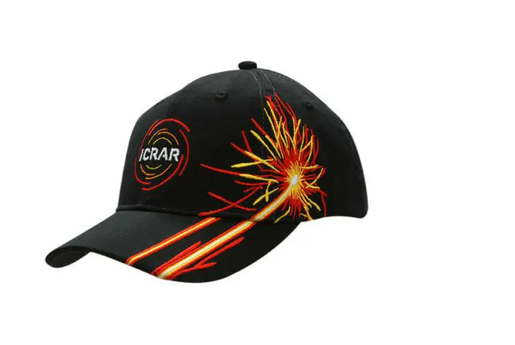 Picture of Brushed Heavy Cotton Cap with Firework Embroidery on Crown & Peak