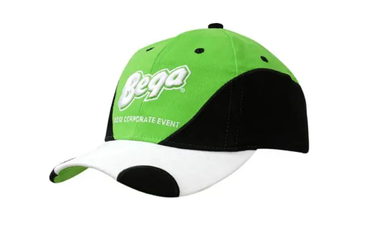 Picture of Brushed Heavy Cotton Cap with Fabric Inserts on Crown & Peak