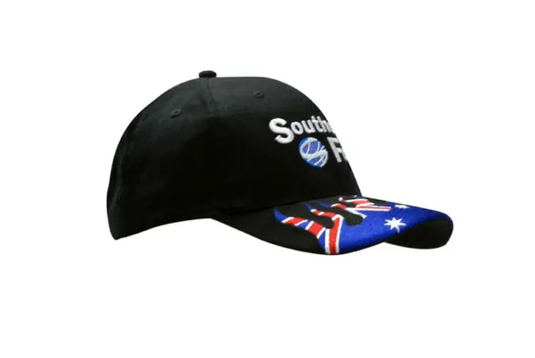 Picture of Brushed Heavy Cotton Cap with Australia Embroidery on Peak