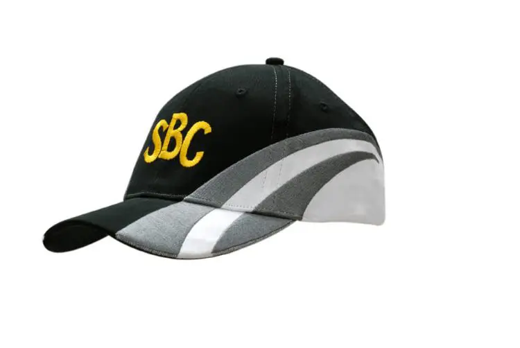 Picture of Brushed Heavy Cotton Cap with Fabric Inserts & Embroidery on Crown & Peak