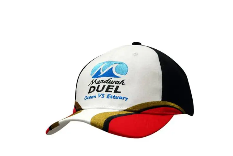 Picture of Brushed Heavy Cotton Cap with Fabric Inserts/Embroidery on Crown & Peak