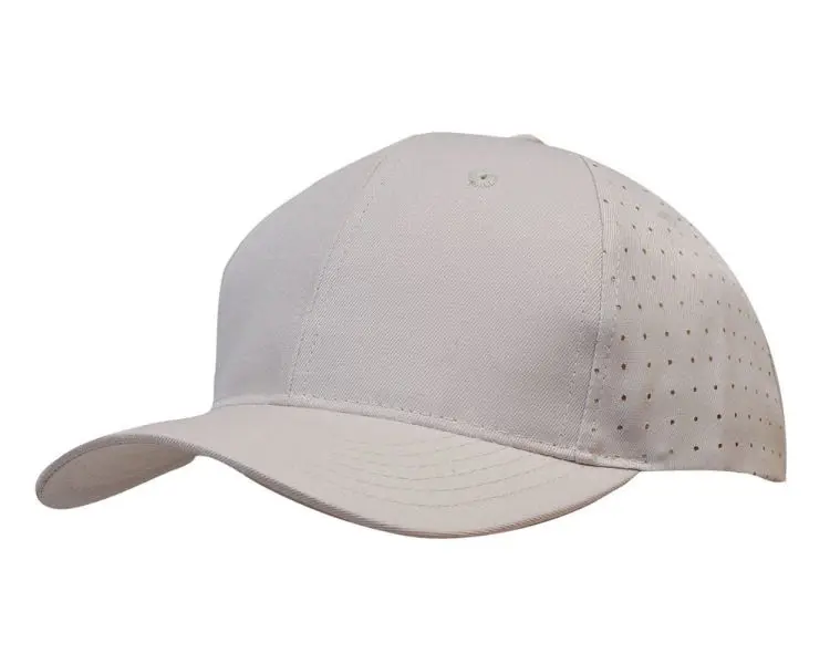 Picture of Breathable Poly Twill Cap with Circle Perforations